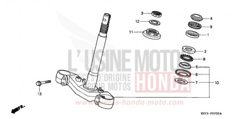 TIGE DE DIRECTION FES1252 de 2002